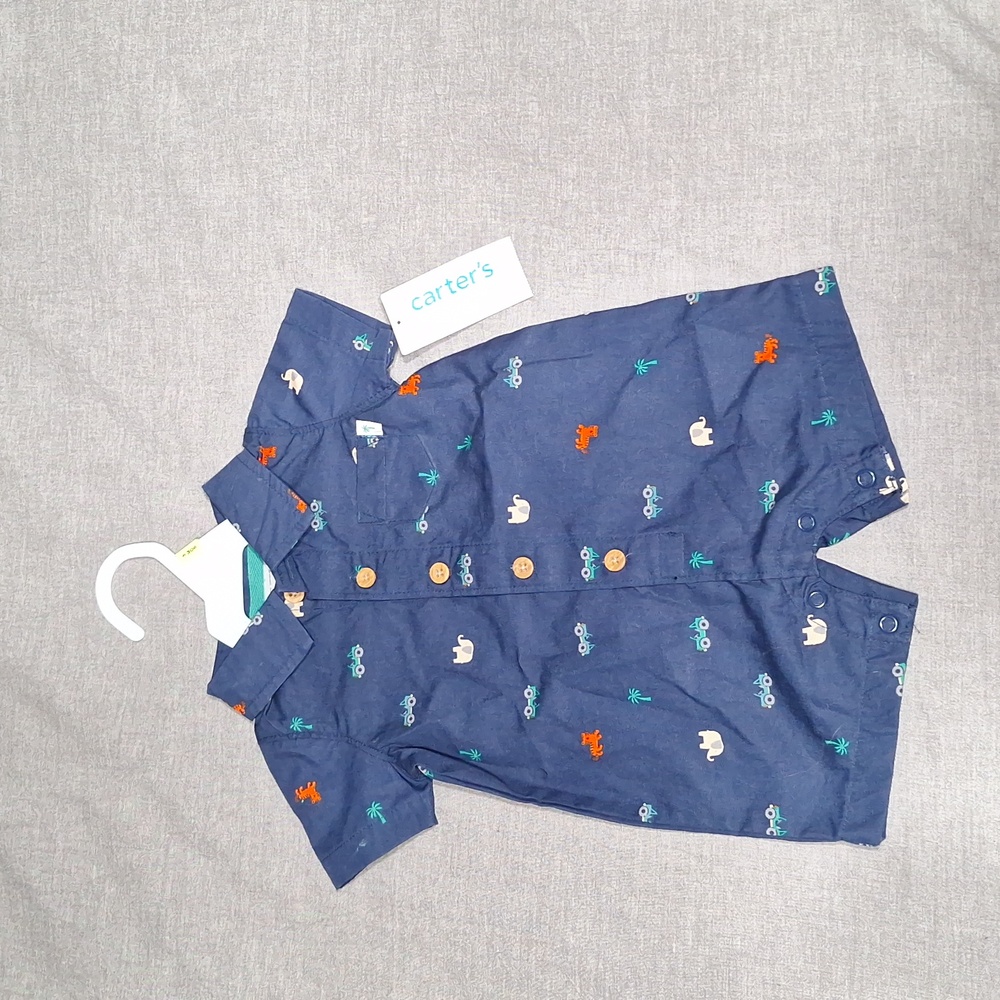 💥2/$8 NWT Carters 3m baby romper